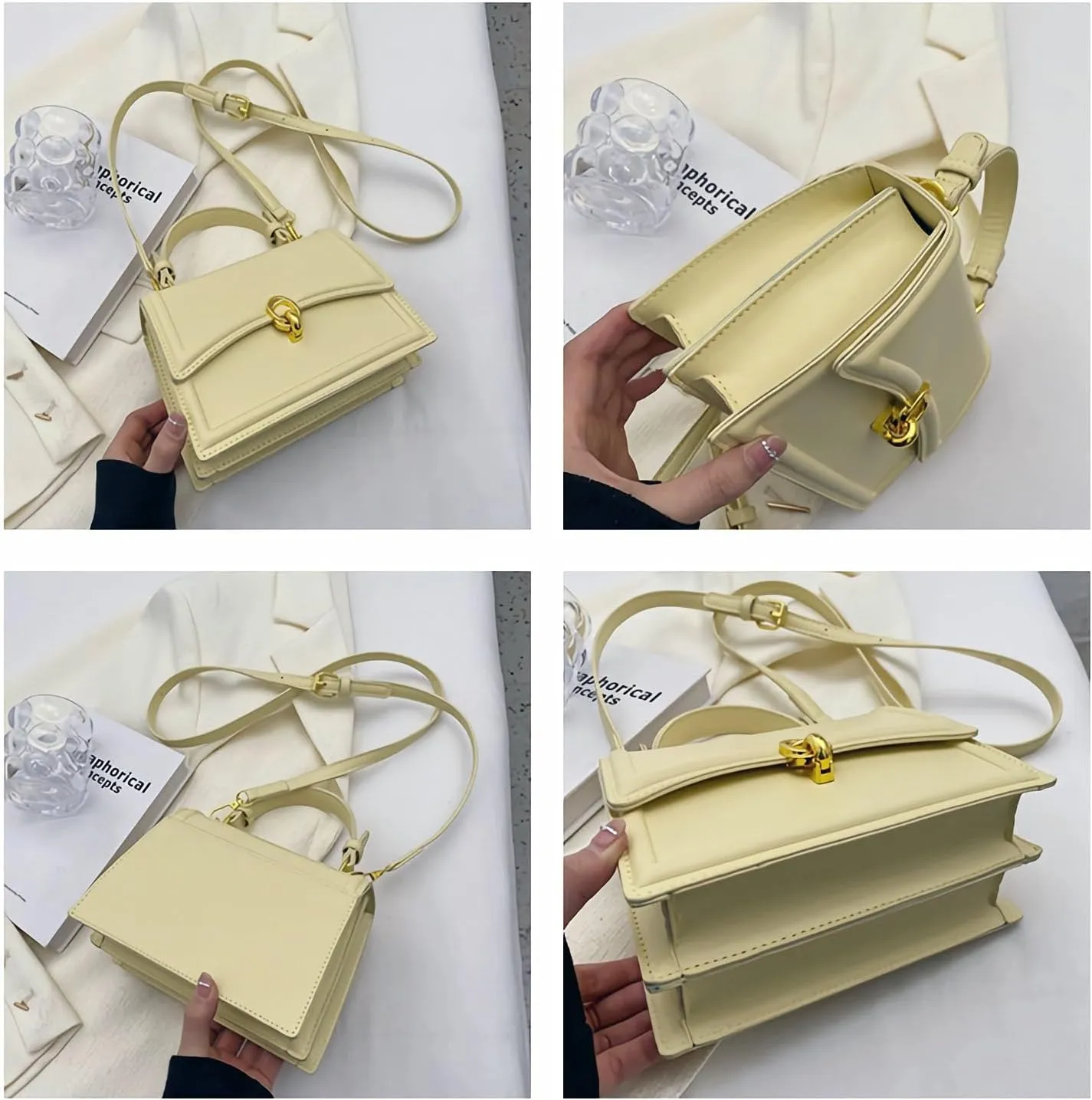 XTAPAN small purses trendy mini purses for women crossbody small square bag top handle bag crossbody bag shoulder bag