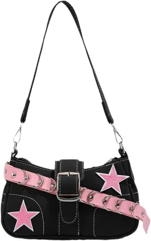 Y2k Accessories Y2k Wallet Crossbody Bag Gothic Retro Crossbody Bag Women's Shoulder Bag