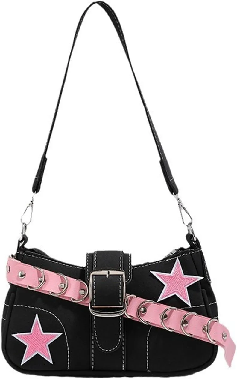 Y2k Accessories Y2k Wallet Crossbody Bag Gothic Retro Crossbody Bag Women's Shoulder Bag