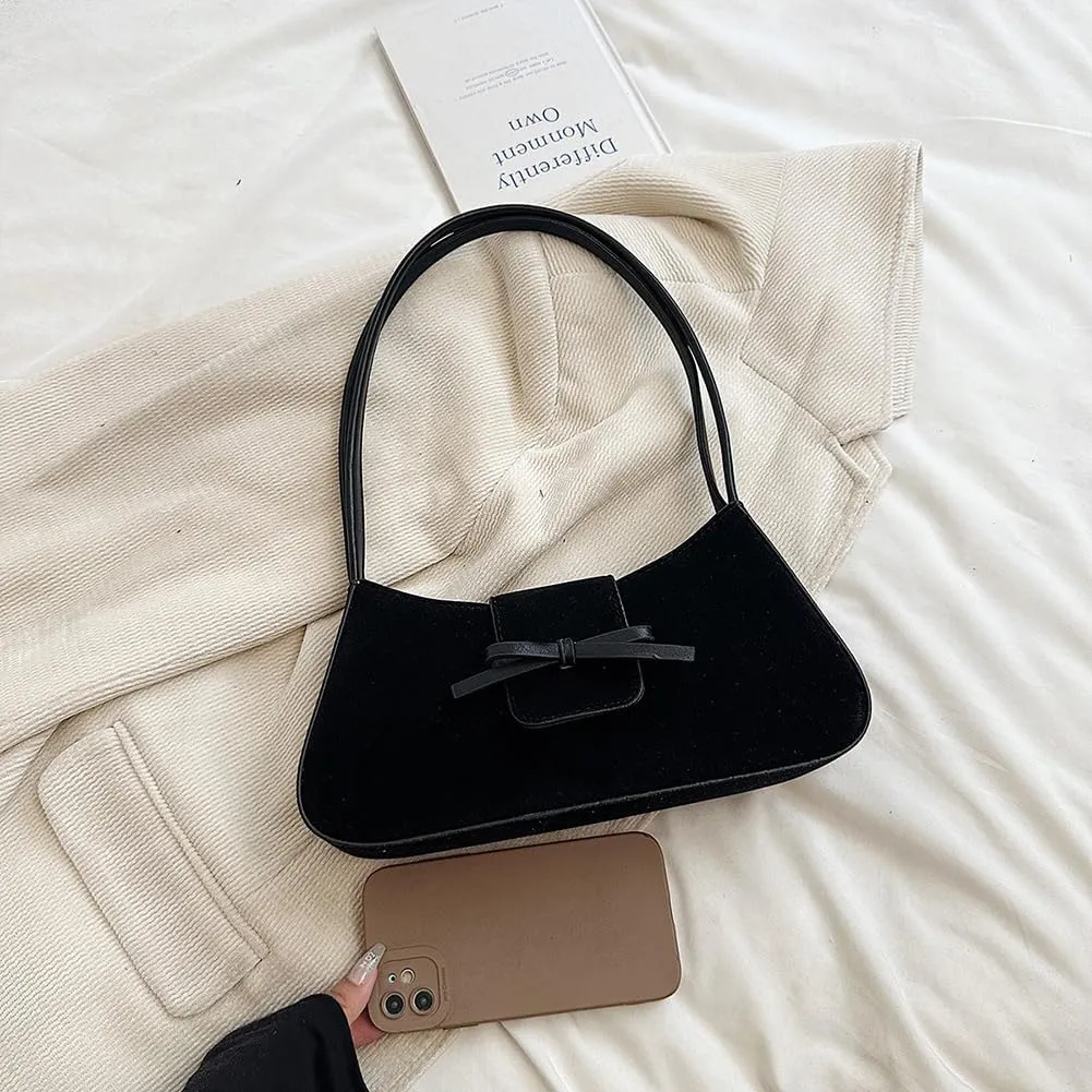 YFGBCX Small Shoulder Bag for Women - Fall Suede Handbag Purse