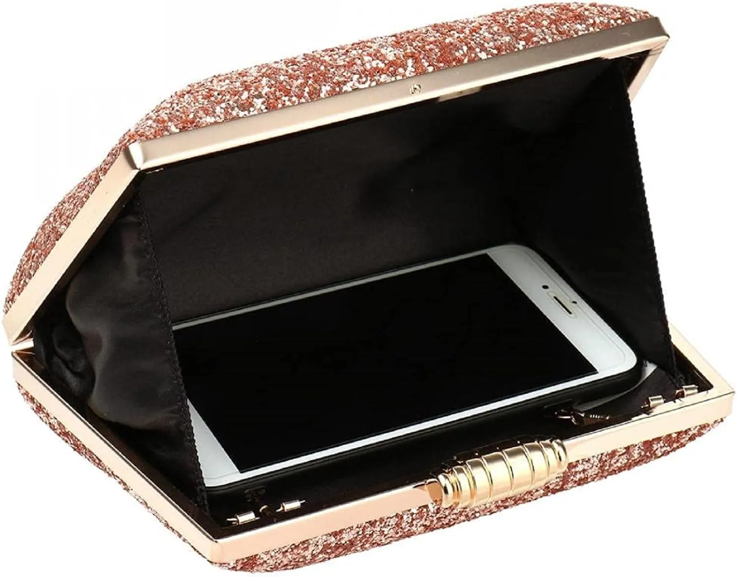 YYW Clutch Purse For Women Evening Bag Wedding Party Glitter Purse Shoulder Handbag