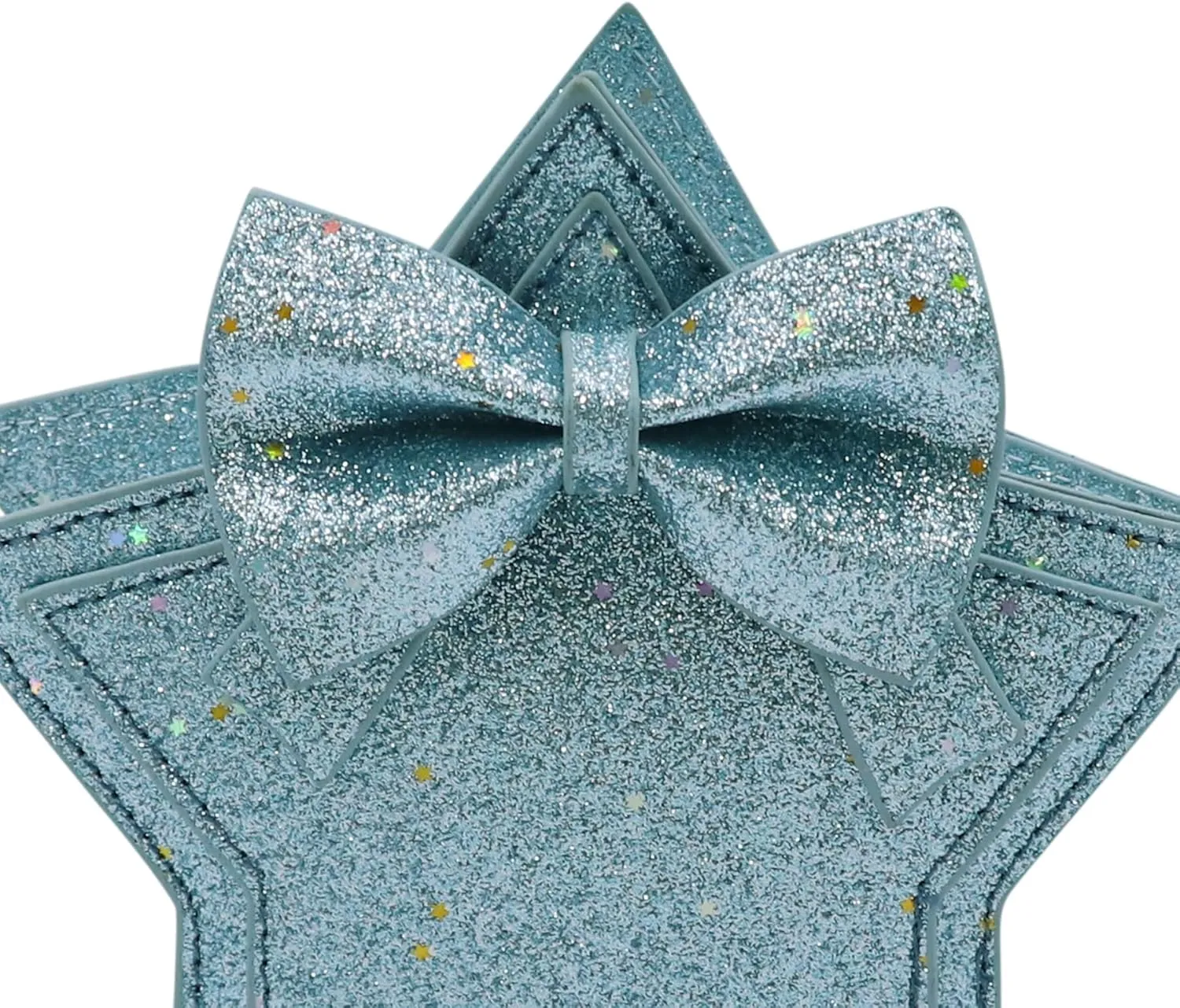 ZGMYC Little Girls Glitter Sequins Crossbody Purse Star-Shaped Bowknot Shoulder Bag Satchel